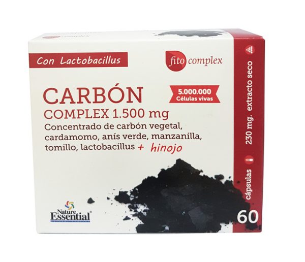 NE CARBON COMPLEX 1500MG  60 CAP